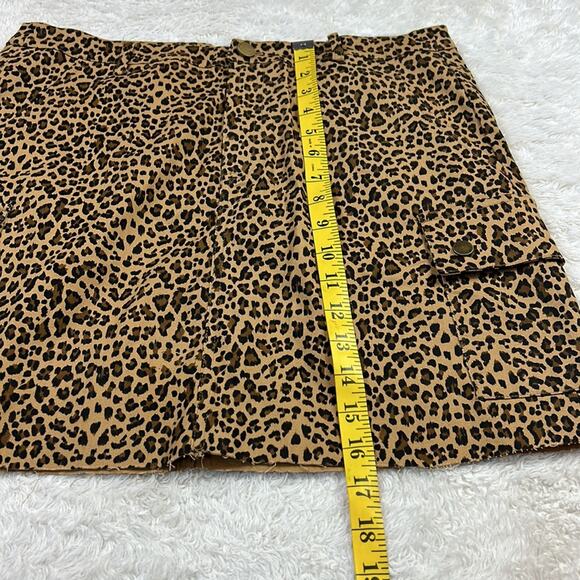 Kori America cheetah print mini skirt, size L NWT - Picture 4 of 6